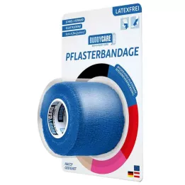 PFLASTERBANDAGE χωρίς λάτεξ BUDDYCARE MED μπλε, 1 τεμάχιο