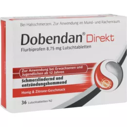 DOBENDAN Direct Flurbiprofen 8,75 mg παστίλιες, 36 τεμάχια