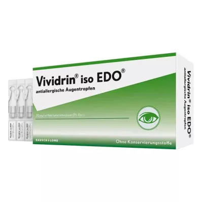 VIVIDRIN iso EDO αντιαλλεργικές οφθαλμικές σταγόνες, 30X0.5 ml