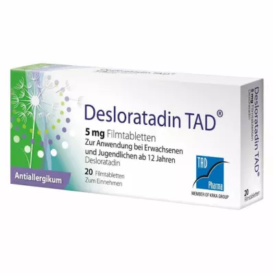 Desloratadine TAD® 5 mg επικαλυμμένα με λεπτό υμένιο δισκία, 20 τεμ