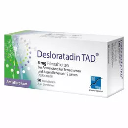 DESLORATADIN TAD επικαλυμμένα με λεπτό υμένιο δισκία των 5 mg, 50 τεμάχια