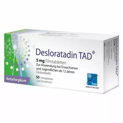 Desloratadine TAD® 5 mg επικαλυμμένα με λεπτό υμένιο δισκία, 50 τεμ