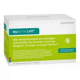 MYBIOTIK LIFE+ Σύνθετη συσκευασία 30x1,5 g Plv.+60 κάψουλες, 1 τεμ