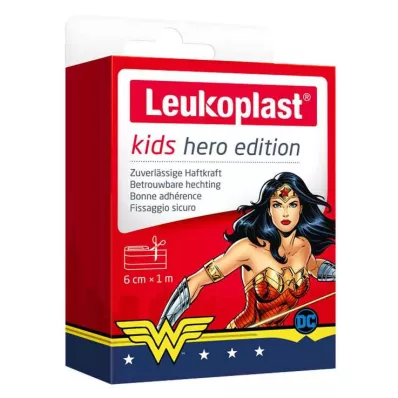 LEUKOPLAST παιδικά επιθέματα ήρωα Wonder Woman 6 cmx1m, 1 τεμάχιο