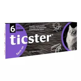TICSTER Spot-on διάλυμα για γάτες 4-8 kg, 6X0,8 ml