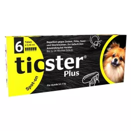 TICSTER Plus spot-on διάλυμα για σκύλους έως 4 κιλά, 6X0.48 ml