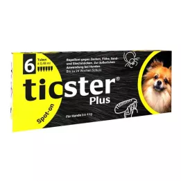 Διάλυμα Ticster Plus Spot-on για σκύλους έως 4 kg (6x0,48 ml)