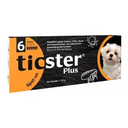Διάλυμα Ticster Plus Spot-on για σκύλους 4-10 kg (6x1,2 ml)