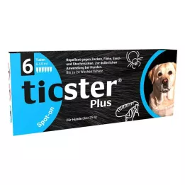 TICSTER Plus spot-on διάλυμα για σκύλους άνω των 25 κιλών, 6Χ4,8 ml