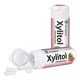MIRADENT Τσίχλα ξυλιτόλης καρπούζι, 30 τμχ