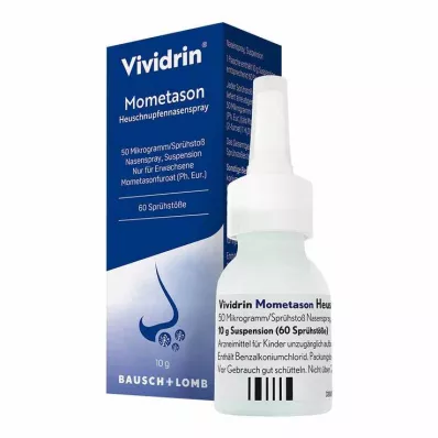 Vividrin® Mometasone αλλεργικό ρινικό σπρέι για σοβαρά αλλεργικά συμπτώματα, 10 γρ