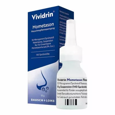 Vividrin® Mometasone αλλεργικό ρινικό σπρέι για σοβαρά αλλεργικά συμπτώματα, 18 γρ