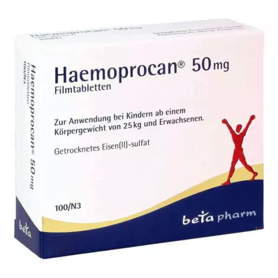 HAEMOPROCAN 50 mg επικαλυμμένα με λεπτό υμένιο δισκία, 100 τεμάχια