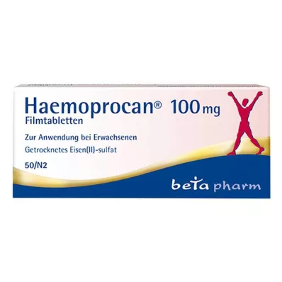 Αιμοπροκάνη 100 mg επικαλυμμένα με λεπτό υμένιο δισκία, 50 τεμ
