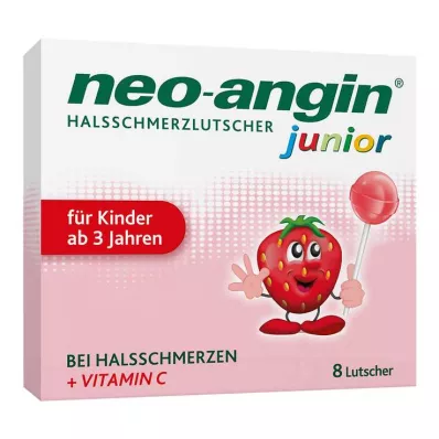 NEO-ANGIN Junior παστίλιες για τον πονόλαιμο, 8 τεμάχια