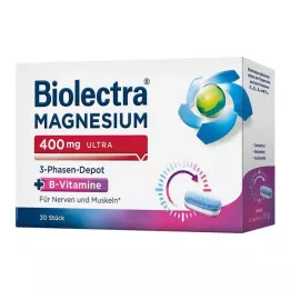 BIOLECTRA Μαγνήσιο 400 mg ultra 3-phase depot, 30 τεμάχια