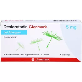 DESLORATADIN Glenmark 5 mg δισκία, 7 τεμάχια