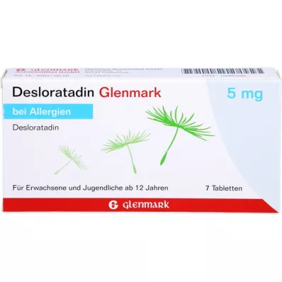 DESLORATADIN Glenmark 5 mg δισκία, 7 τεμάχια