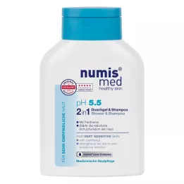 NUMIS med pH 5.5 2σε1 αφρόλουτρο &amp; σαμπουάν, 200 ml