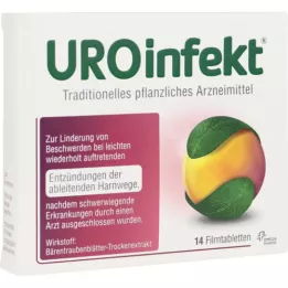 UROINFEKT 864 mg επικαλυμμένα με λεπτό υμένιο δισκία, 14 τεμάχια