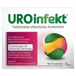 UROINFEKT 864 mg επικαλυμμένα με λεπτό υμένιο δισκία, 14 τεμάχια