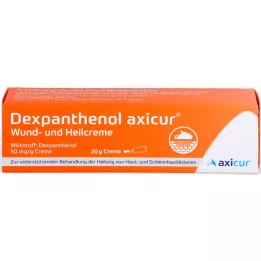 DEXPANTHENOL axicur κρέμα πληγών και επούλωσης 50 mg/g, 20 g