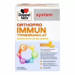 DOPPELHERZ Σύστημα πόσιμων κόκκων Orthopro Immune, 30 τεμάχια