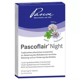 PASCOFLAIR Νυχτερινά επικαλυμμένα δισκία, 30 τεμάχια