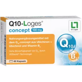 Q10-LOGES concept 100 mg κάψουλες, 60 τεμάχια