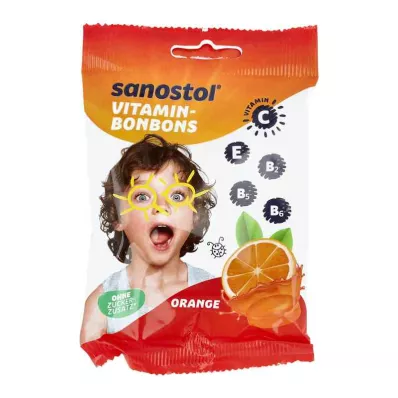 Sanostol Vitamin Candies Πορτοκάλι (75 g)