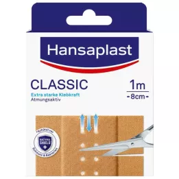HANSAPLAST Κλασικός γύψος 8cm x1 m, 1 τεμάχιο
