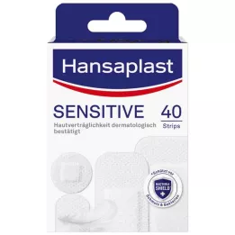 HANSAPLAST Υποαλλεργικές λωρίδες για ευαίσθητα επιθέματα, 40 τεμάχια