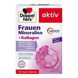 DOPPELHERZ Women Minerals+Collagen Depot Tablets, 30 τεμάχια