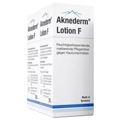 AKNEDERM Λοσιόν F, 2X30 ml