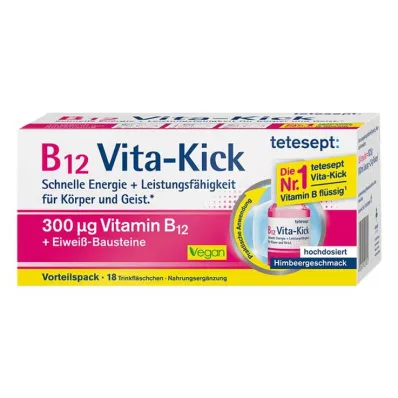 TETESEPT B12 Vita-Kick 300 μg σε συσκευασία πλεονεκτήματος, 18 τμχ