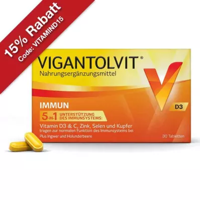 VIGANTOLVIT Ανοσοποιητικά επικαλυμμένα με λεπτό υμένιο δισκία, 30 τεμάχια