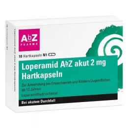 LOPERAMID AbZ akut 2 mg σκληρές κάψουλες, 10 τεμάχια