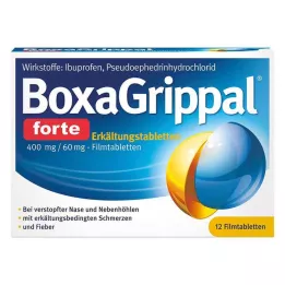 BOXAGRIPPAL forte cold stick. 400 mg/60 mg ΣΕΣ, 12 τμχ