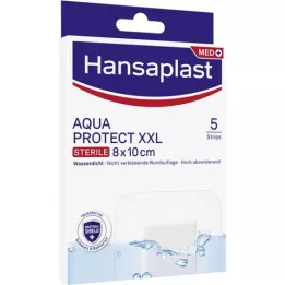 HANSAPLAST Αποστειρωμένος επίδεσμος τραύματος Aqua Protect 8x10 cm, 5 τεμάχια