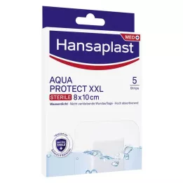 HANSAPLAST Αποστειρωμένος επίδεσμος τραύματος Aqua Protect 8x10 cm, 5 τεμάχια