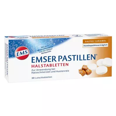Emser Pastilles Salted Caramel Throwat Tablets, 30 τεμ