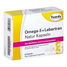 OMEGA-3+Lebertran φυσικές κάψουλες, 60 κάψουλες