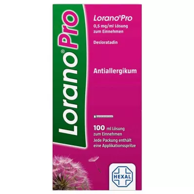 LORANOPRO 0,5 mg/ml πόσιμο διάλυμα, 100 ml