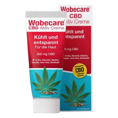 WOBECARE CBD Ενεργή κρέμα, 100 ml