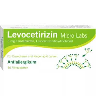 LEVOCETIRIZIN Micro Labs 5 mg επικαλυμμένα με λεπτό υμένιο δισκία, 50 τεμάχια