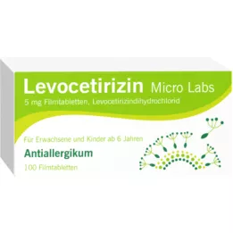LEVOCETIRIZIN Micro Labs 5 mg επικαλυμμένα με λεπτό υμένιο δισκία, 100 τεμάχια