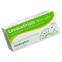 LEVOCETIRIZIN Micro Labs 5 mg επικαλυμμένα με λεπτό υμένιο δισκία, 100 τεμάχια