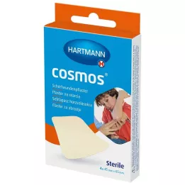 COSMOS Επίδεσμοι γδαρσίματος 45x65 mm αποστειρωμένοι, 4 τεμάχια