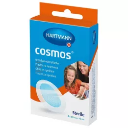 COSMOS Επίδεσμοι εγκαυμάτων 43x68 mm, 8 τεμάχια