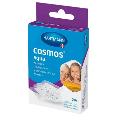 COSMOS λωρίδες γύψου aqua 3 μεγέθη, 20 τεμάχια